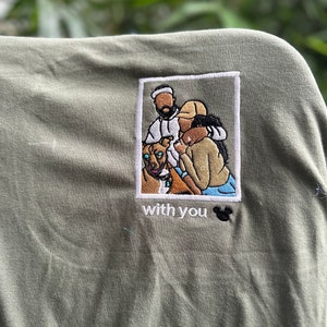 Embroidered t shirt, Custom embroidered photo shirt, custom embroidered tshirt, Custom embroidered photo