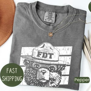Comfort Colors® Smokey Shirt Fuck Donald Trump Shirt FDT Shirt Forest Service Shirt National Parks Shirt Anti Trump Shirt Anti Fascist Shirt