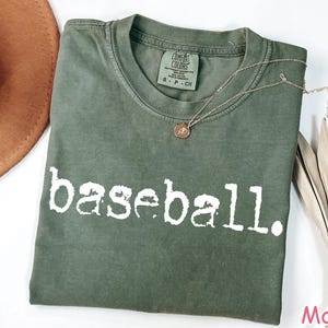 Comfort Colors® Retro Baseball Shirt, Baseball Game Day Shirt, Womens Baseball Shirt, Sports Mom Tee Gift For Baseball Lover Baseball Season